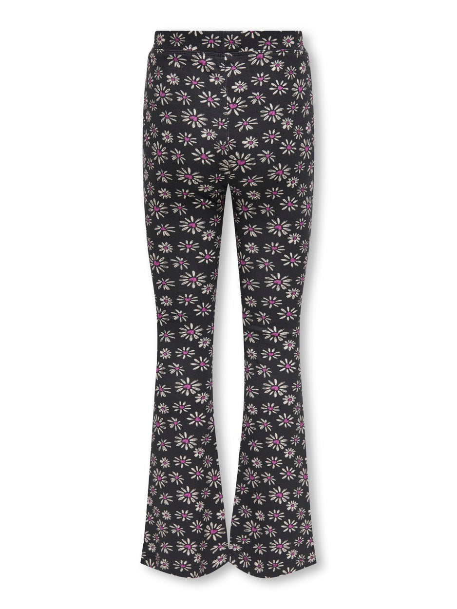 Kogpaige Flared Aop Pant Cs Pnt - Zwart Dessin