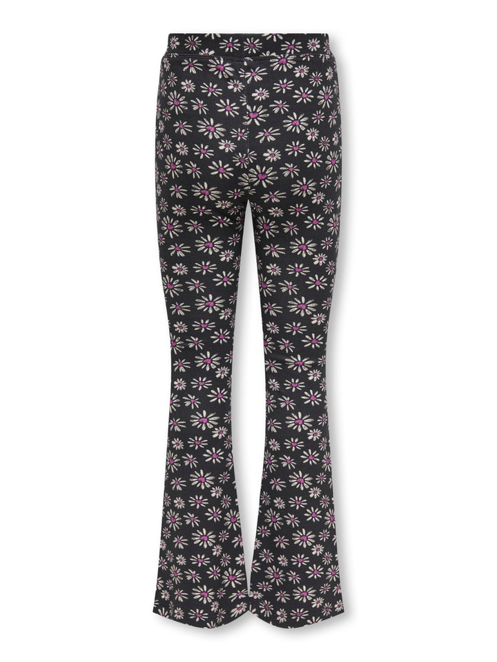 Kogpaige Flared Aop Pant Cs Pnt - Zwart Dessin