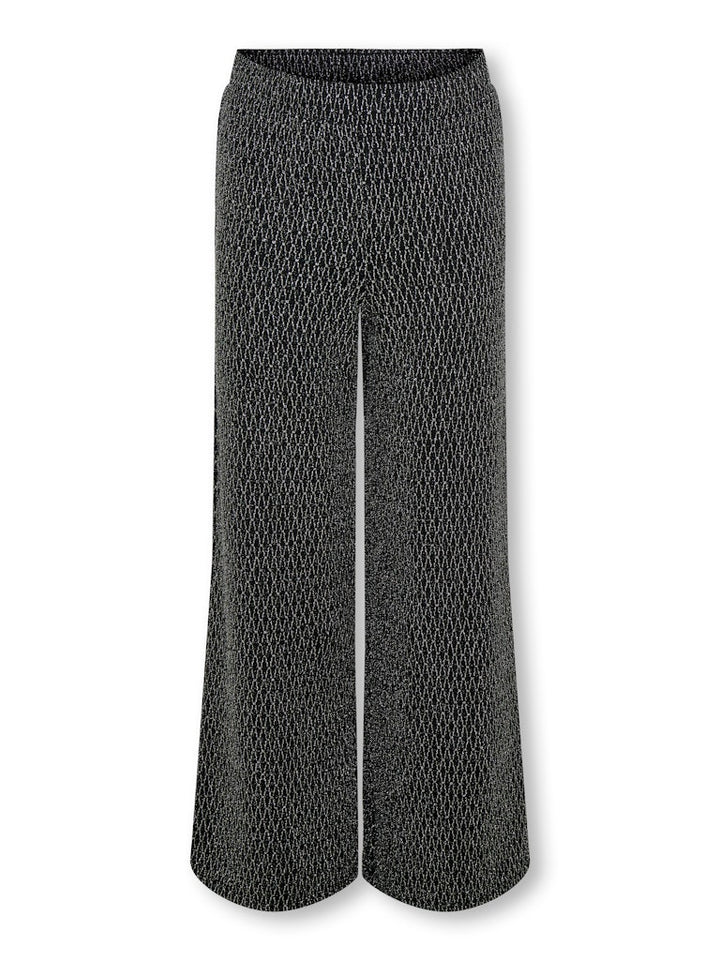 Kogqueen Glitter Pant Bf Jrs - Zwart Dessin