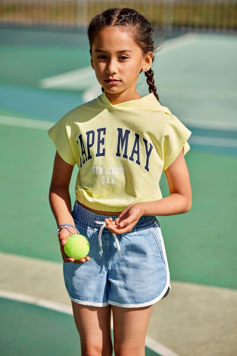 Kogpierce Dnm Shorts Soo - Blue Denim