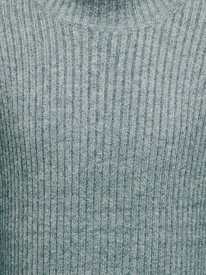 Kogkatia Ls Highneck Pullover Knite - Groen Melee