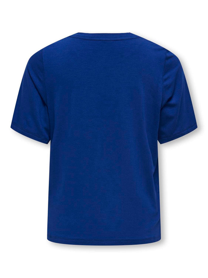 Koglilli Ss O-neck Top - Kobalt