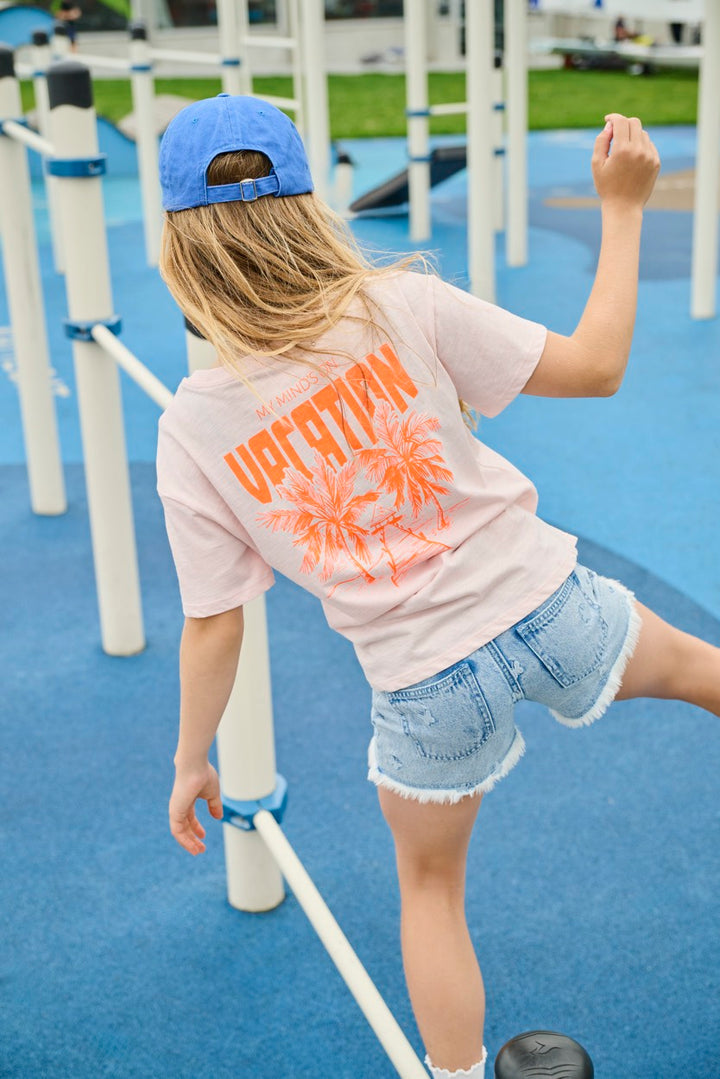 Kogvivienne S/s Loose Vacay Top - Roze