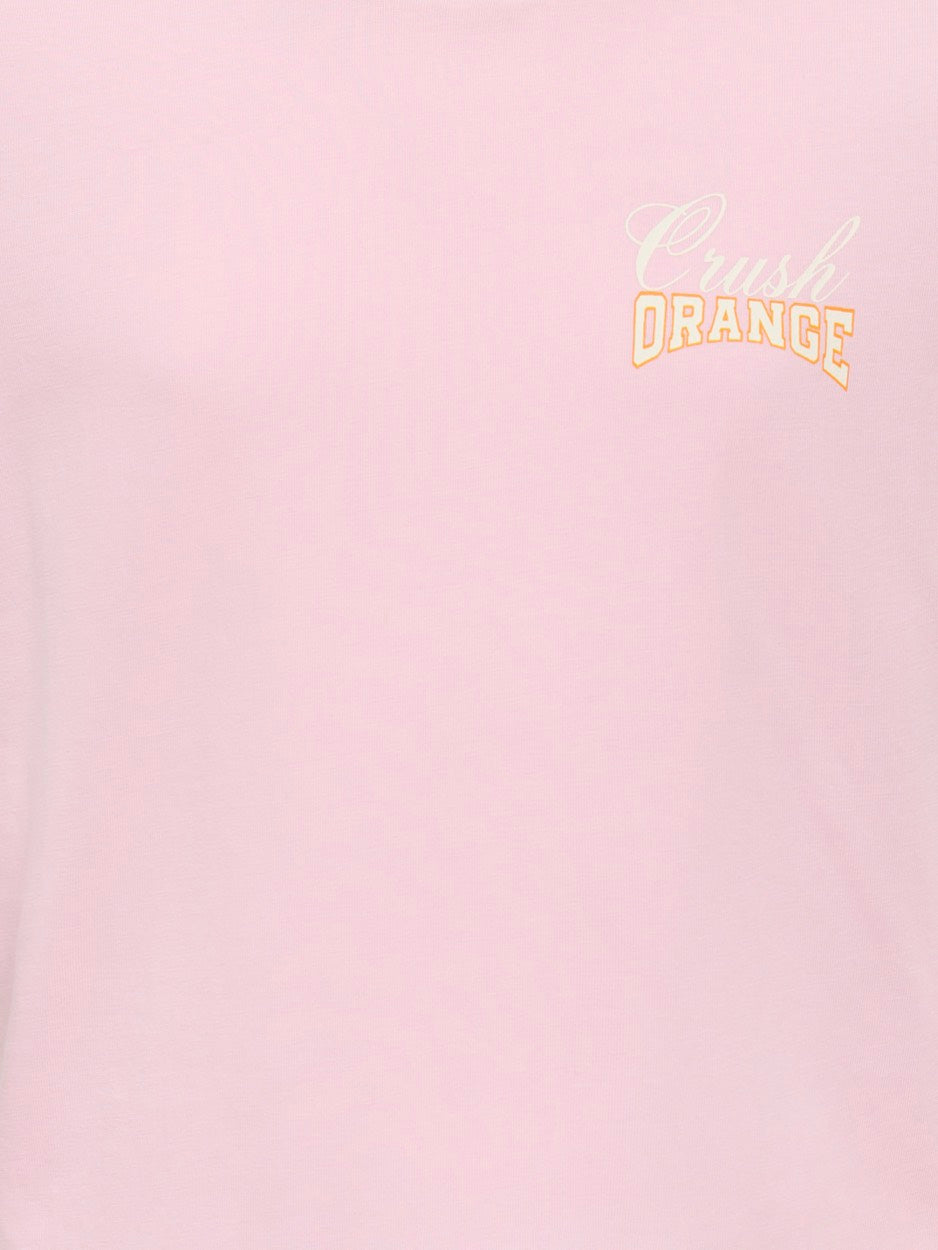 Kogannbel-sun Life S/s Short Tee Cs - Licht Roze