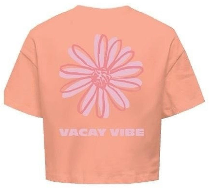 Kogvacay Life Ss Loose Top Box Cs J - Zalm/peach