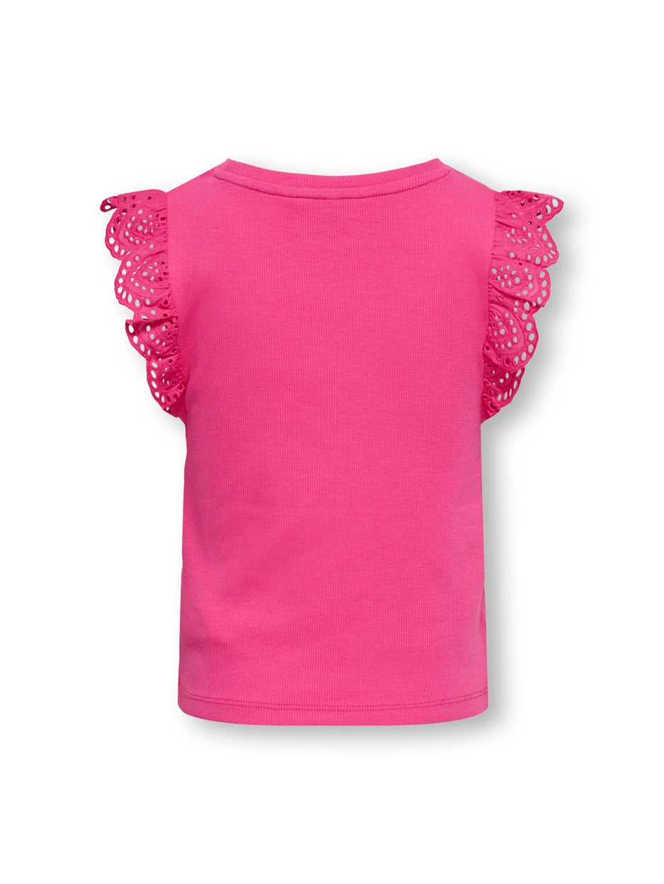 Kogdrea Life S/s Top Jrs Noos - Fuchsia