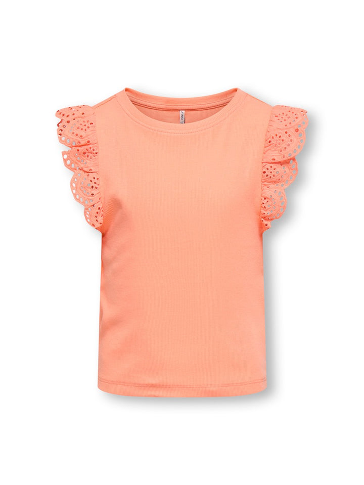 Kogdrea Life S/s Top Jrs Noos - Zalm/peach