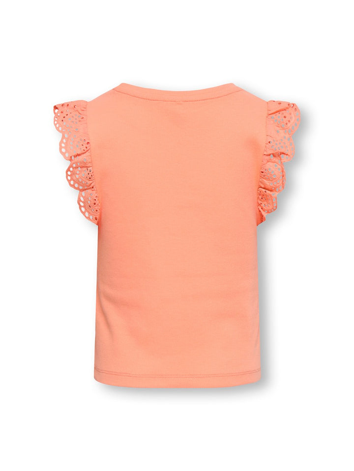 Kogdrea Life S/s Top Jrs Noos - Zalm/peach