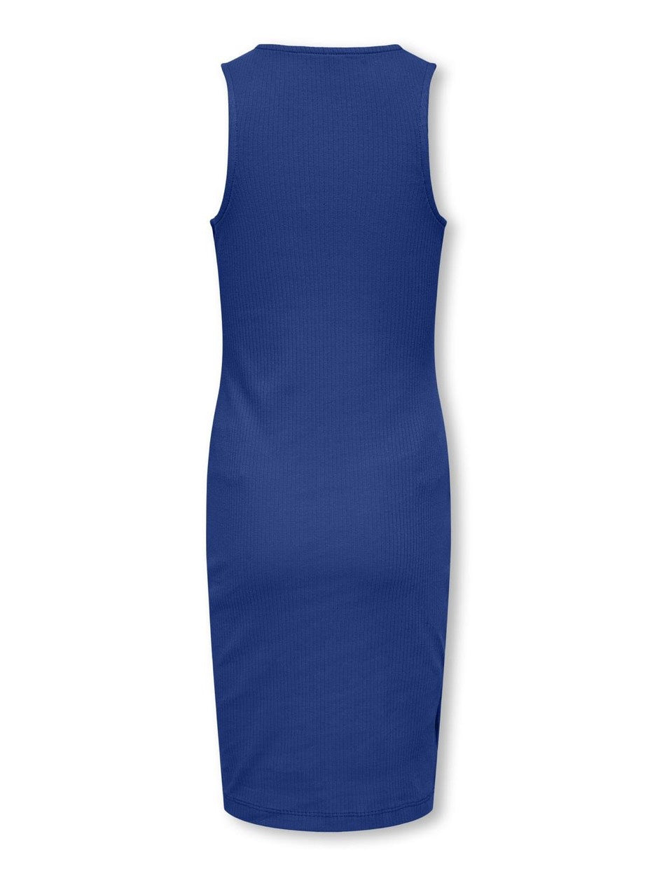 Kogbelfast Life Sl Mide Dress Noos - Kobalt