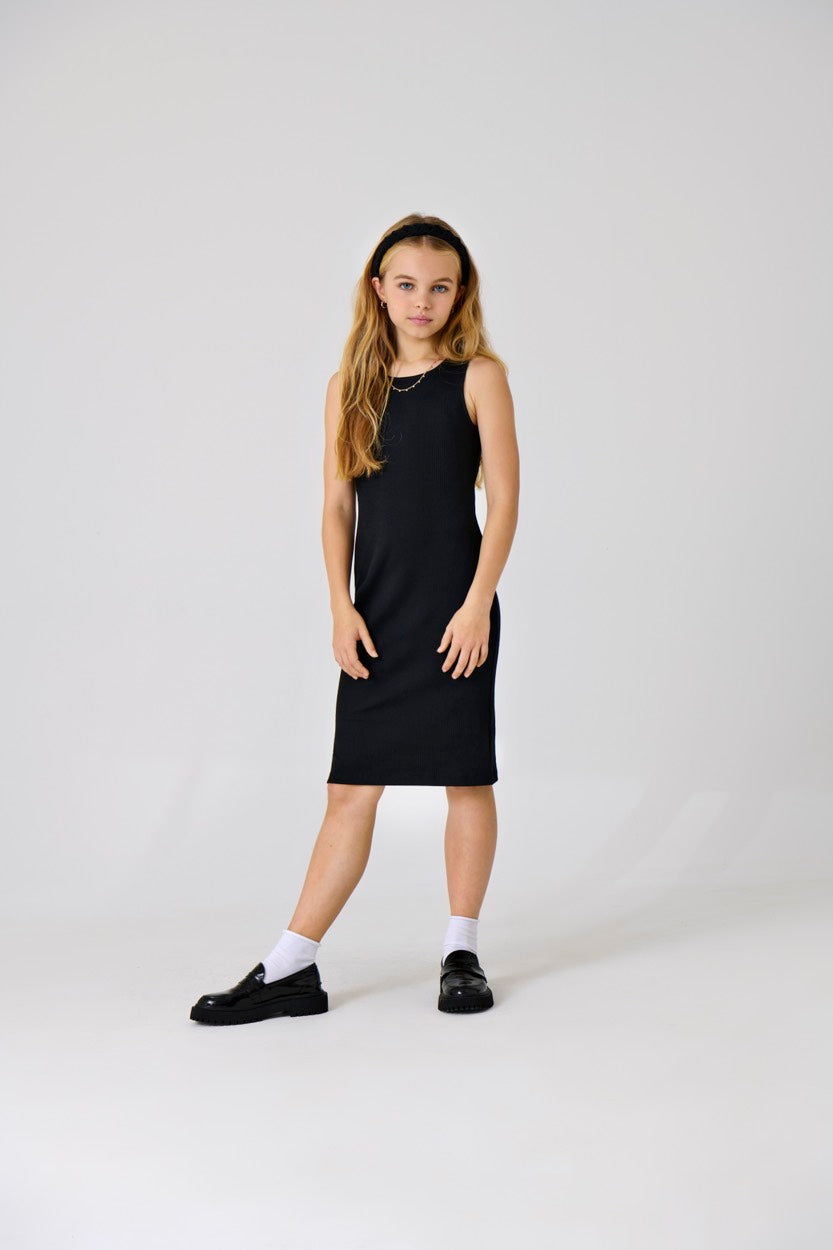 Kogbelfast Life Sl Mide Dress Noos - Zwart