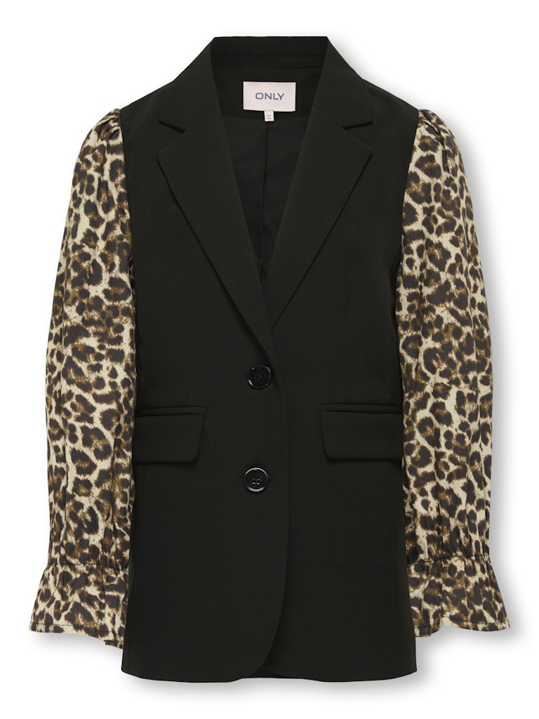 Kogkira Oversize Leo Sle. Ls Blazer Tlr - Zwart