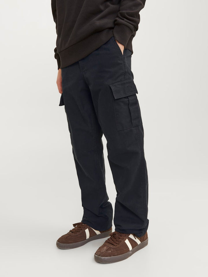 Jpstkane Jjbarkley Cargo Pant Noos Jnr - Zwart