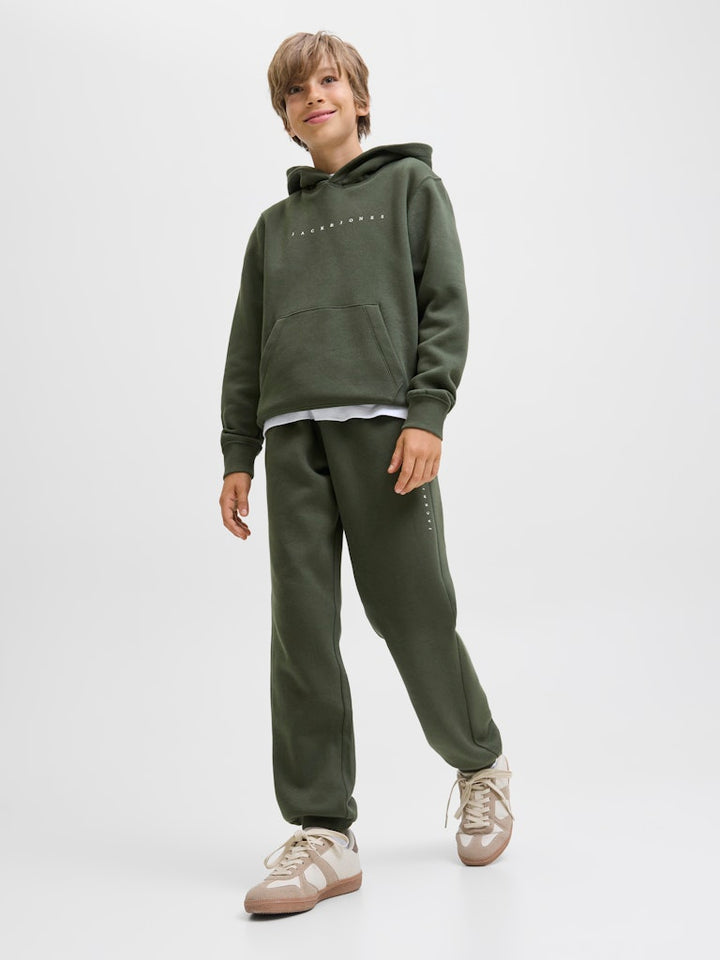 Jpstgordon Jjestar Sweat Pants Gms Jnr - Groen Dessin
