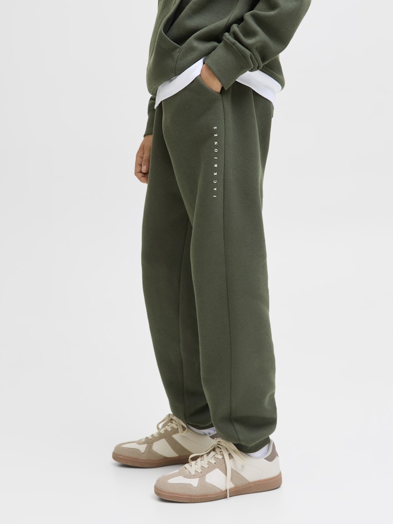 Jpstgordon Jjestar Sweat Pants Gms Jnr - Groen Dessin