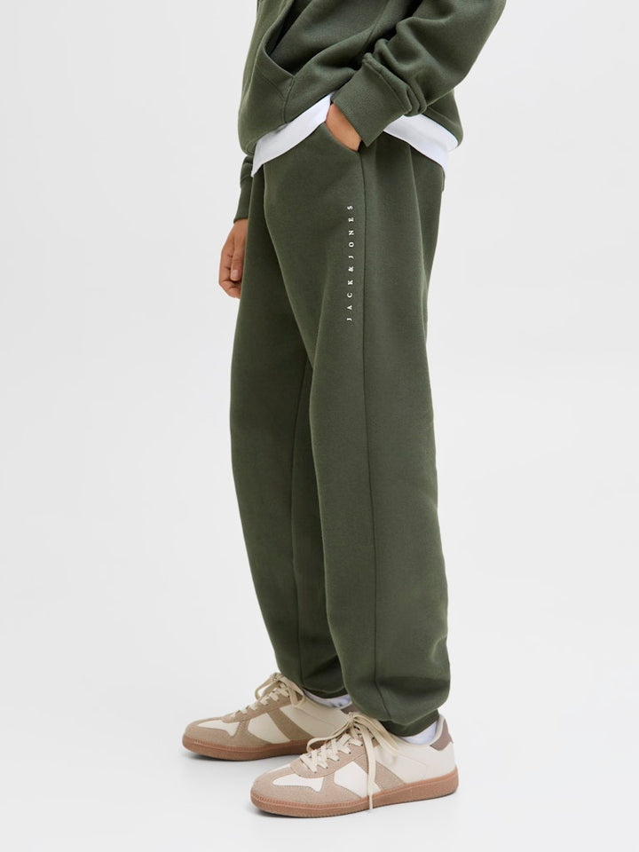 Jpstgordon Jjestar Sweat Pants Gms Jnr - Groen Dessin