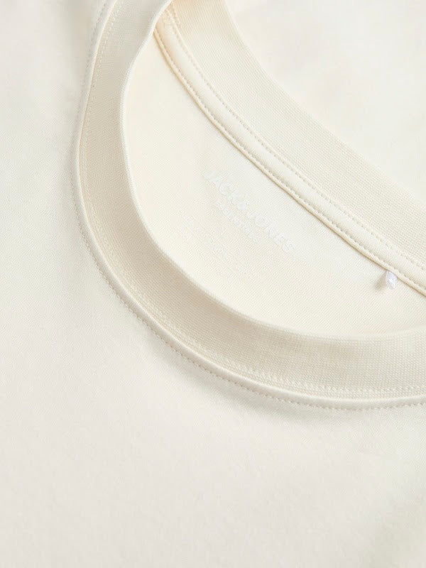 Jjeurban Edge Studio Tee Ss O-neck Jnr - Ecru