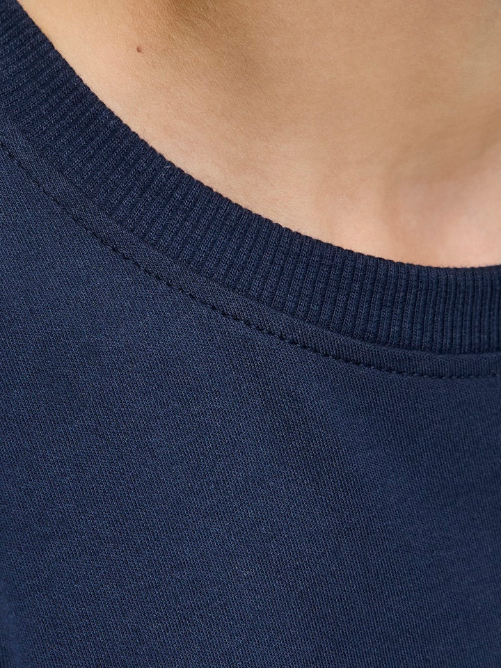 Jprblachad Branding Ss Crew N Tee Jnr - Navy