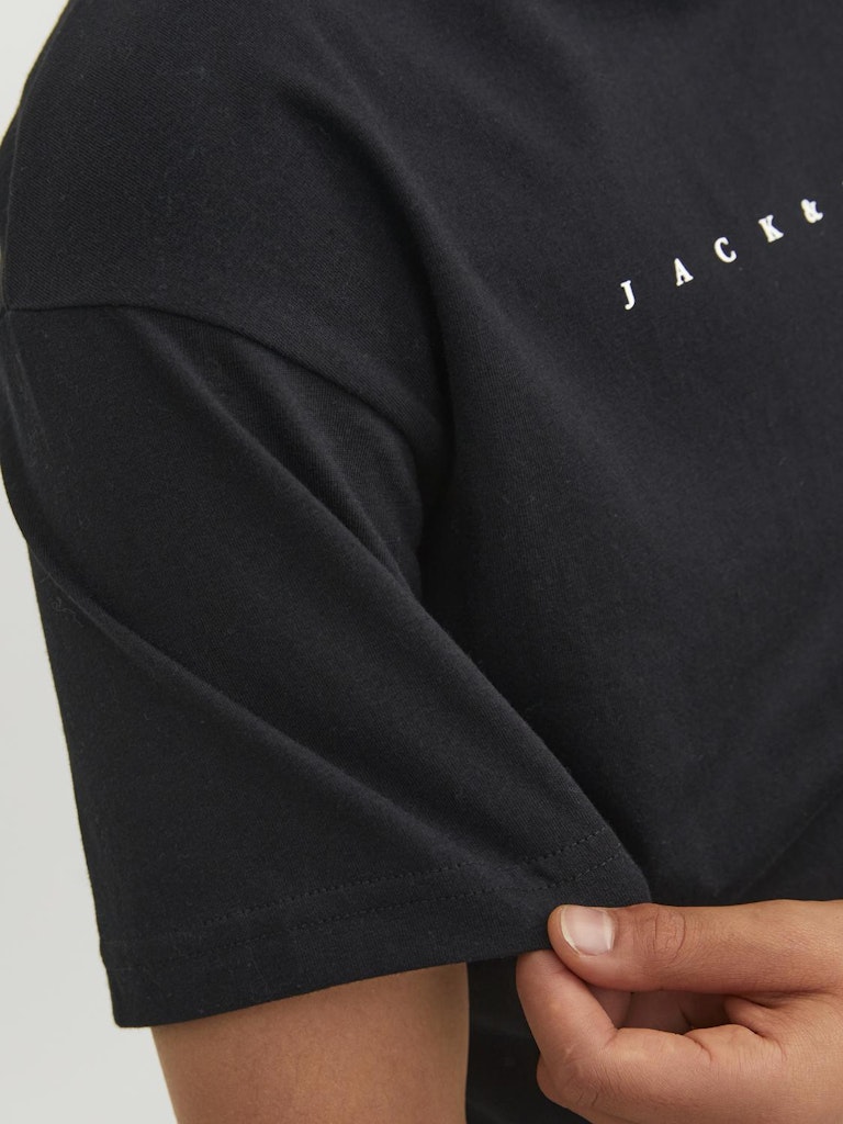 Jjestar Jj Tee Ss Noos Jnr - Zwart