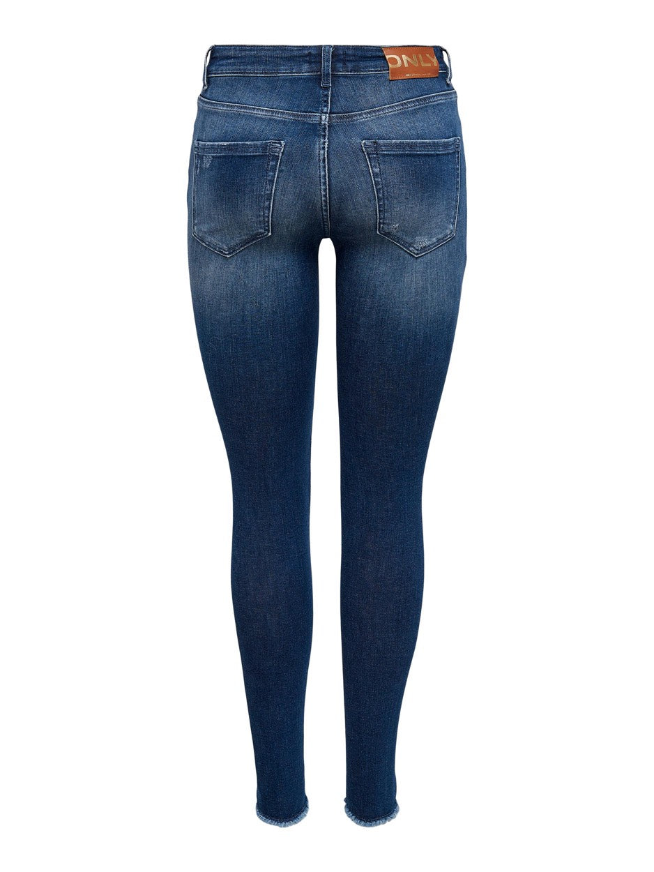 Onlblush Life Mid Skinny  Rea811 - Blue Denim