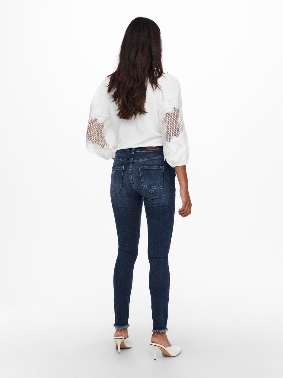 Onlblush Life Mid Skinny  Rea811 - Blue Denim