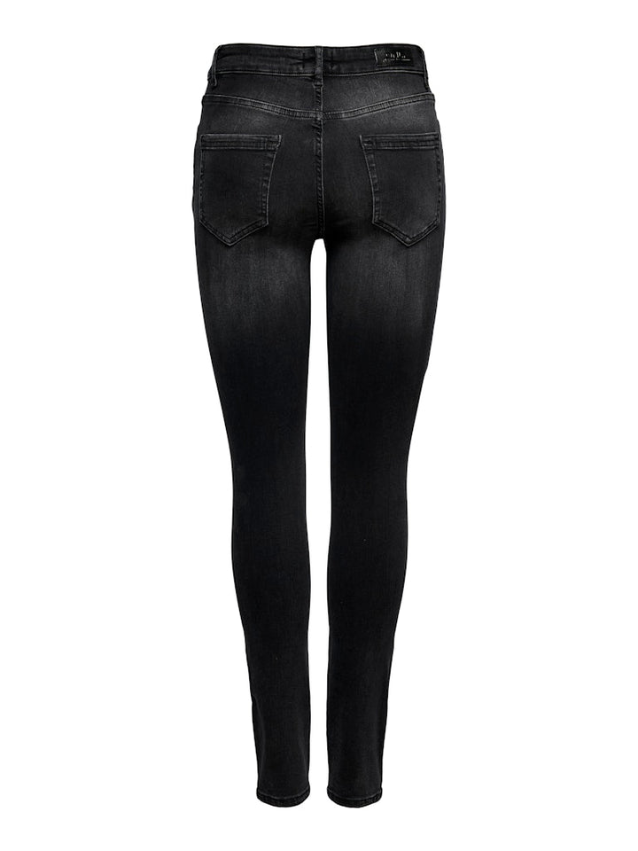 Onlblush Life Mid Sk Dnm Rea1099 No - Black Denim