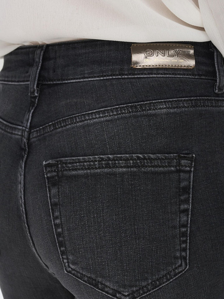 Onlblush Mid Sk Dnm Rea967 - Black Denim