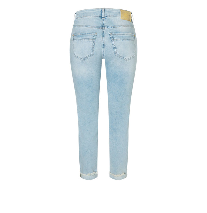 Mac Jeans - Rich Cropped Fringe - Blue Denim