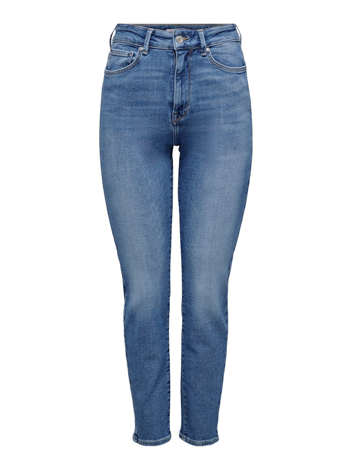 Onlemily Stretch Hw St Ak Dnm - Blue Denim
