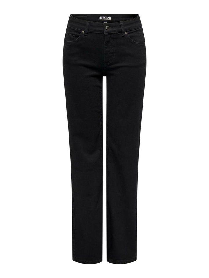 Onlblush Mid Straight Dnm Rea2343 N - Black Denim