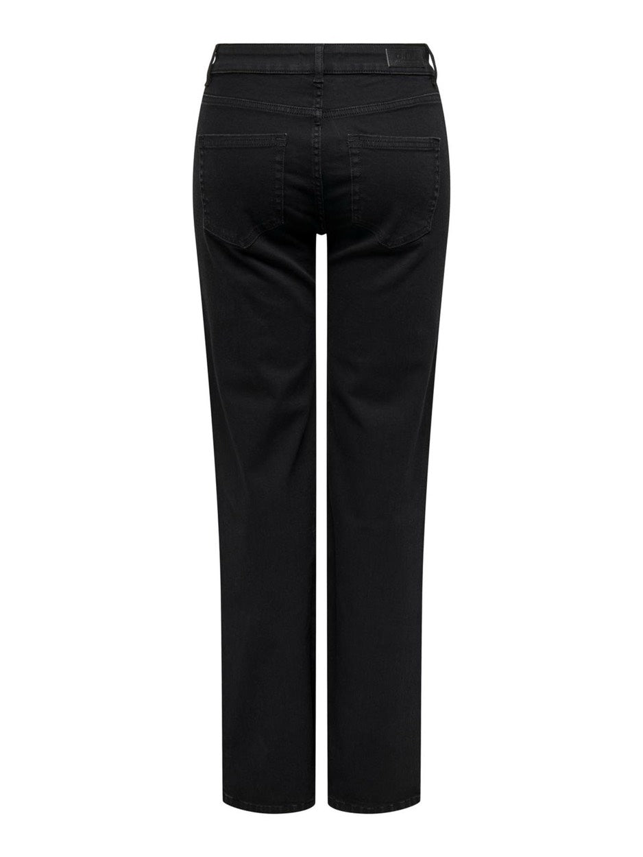 Onlblush Mid Straight Dnm Rea2343 N - Black Denim