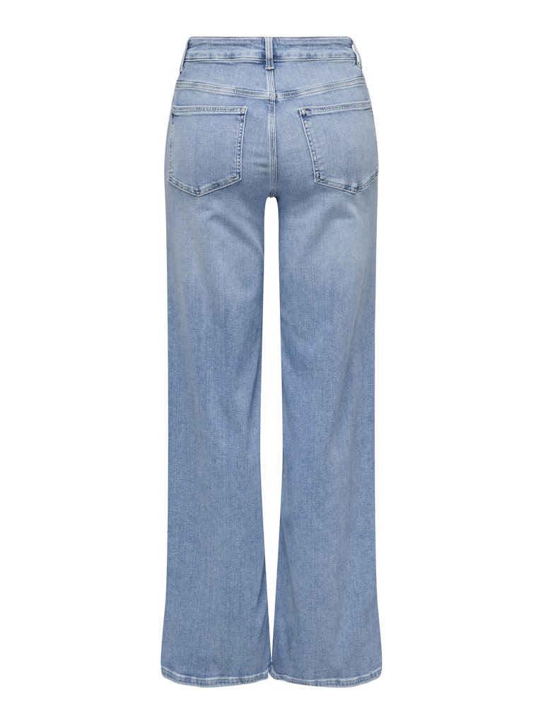 Onlmadison Blush Hw Wide Dnm Cro371 - Blue Denim