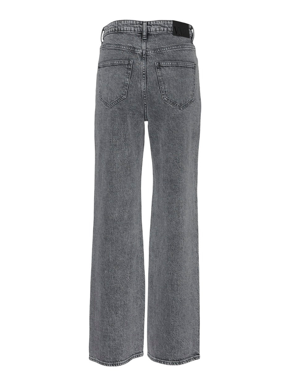 Vmtessa Hr Wide Jeans Ra206 Ga Noos - Grey Denim