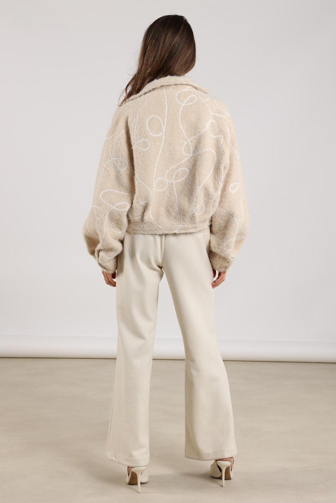 Jill Pants Scuba - Beige