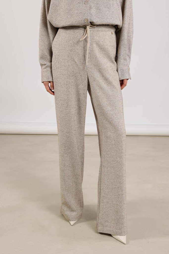 Vera Pants Strass - Zand Dessin