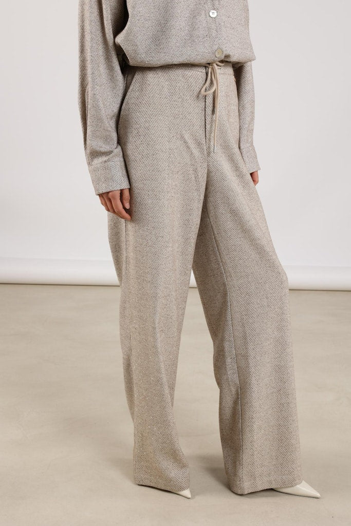 Vera Pants Strass - Zand Dessin