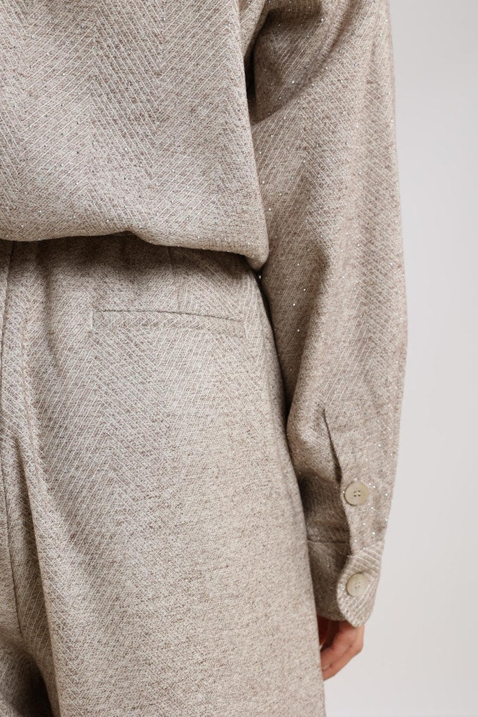 Vera Pants Strass - Zand Dessin