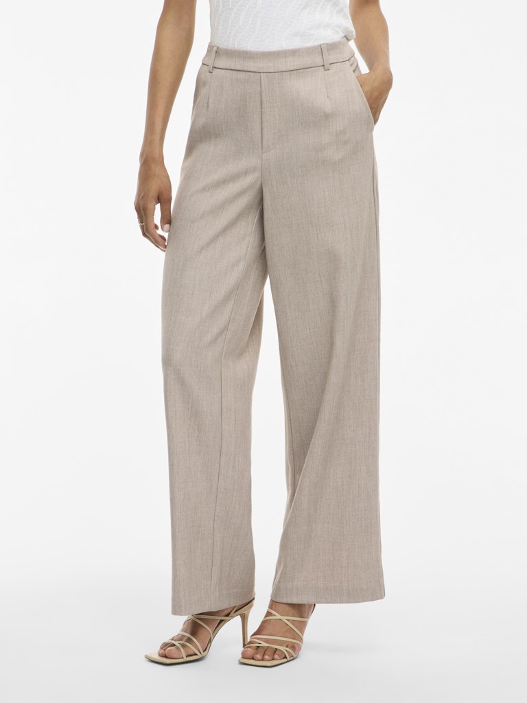 Vivarone Hw Wide Pant - Noos - Zand Dessin