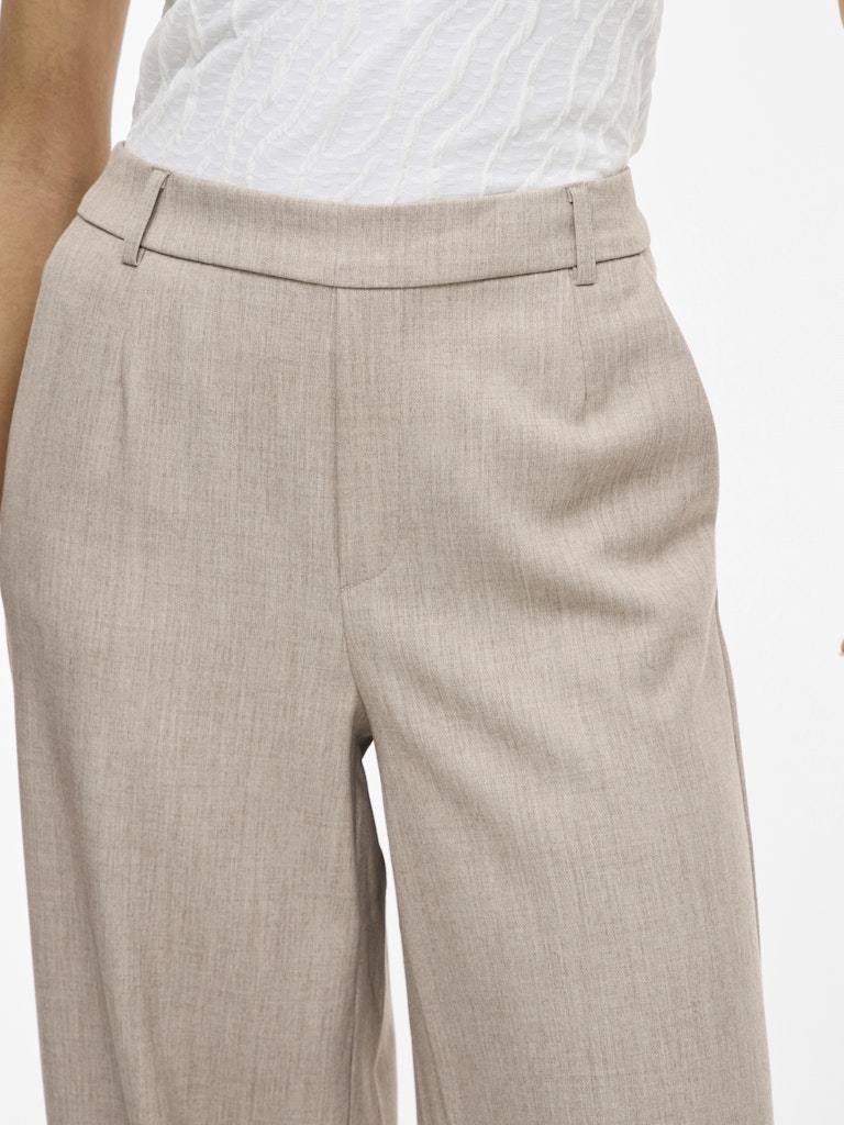 Vivarone Hw Wide Pant - Noos - Zand Dessin