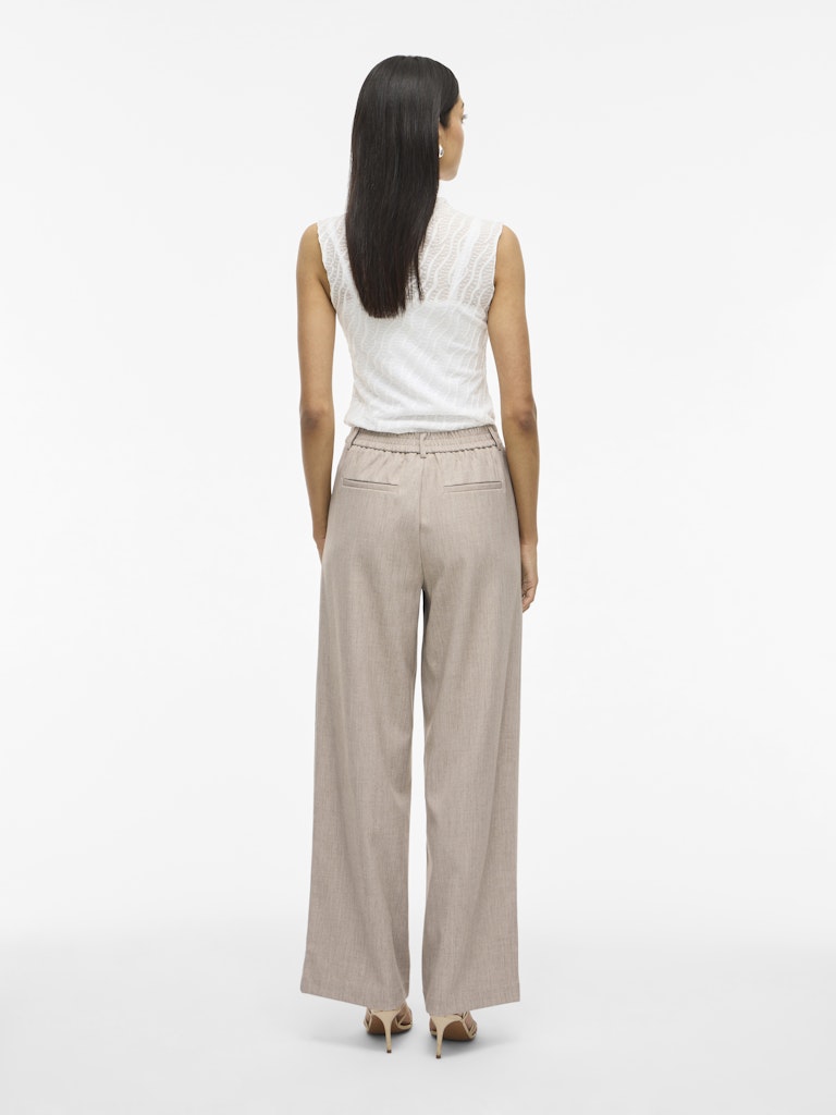 Vivarone Hw Wide Pant - Noos - Zand Dessin