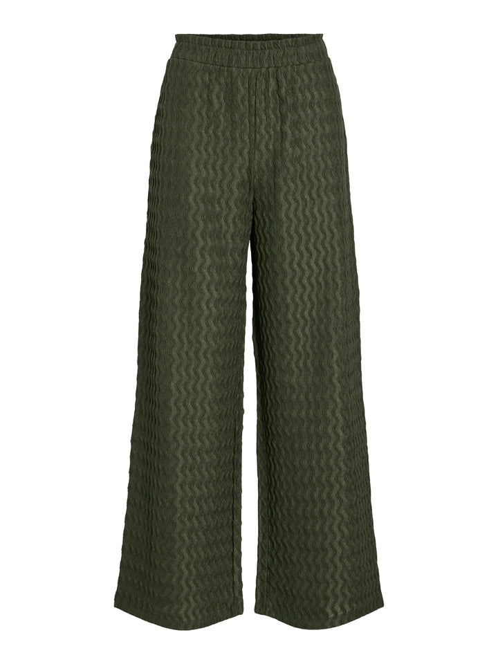 Viromila Hw Wide Pants - Donkergroen