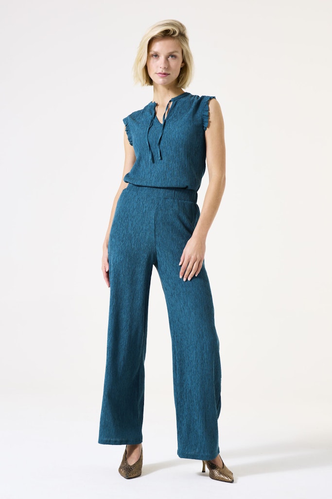 Lange Broek - Petrol Blauw