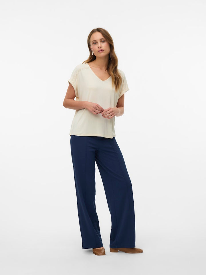 Vmbecky Hw Wide Pull On Pant Noos - Navy