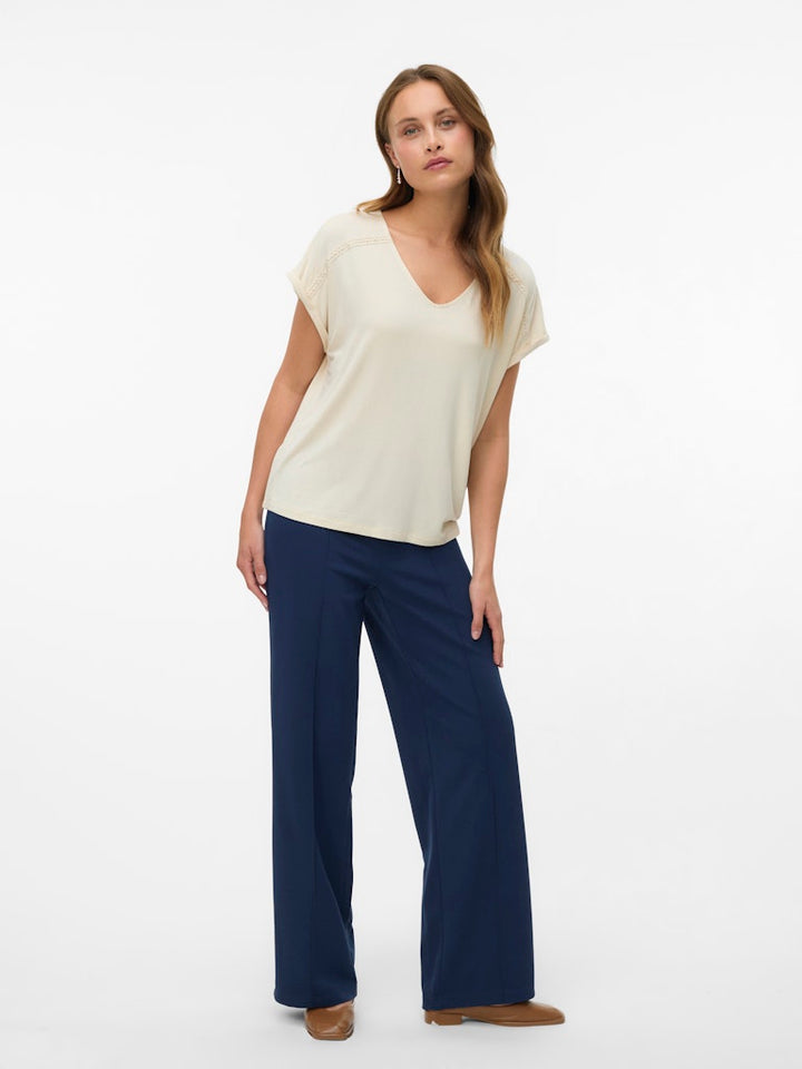 Vmbecky Hw Wide Pull On Pant Noos - Navy