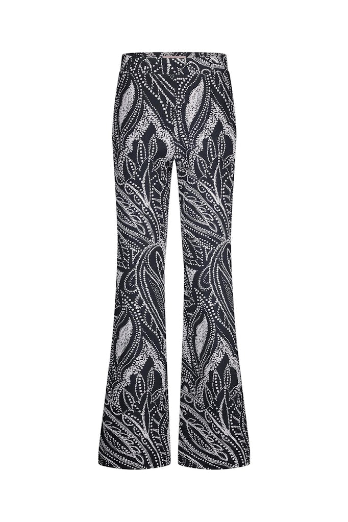 Marilon Summer Dot Trousers - Blauw Dessin