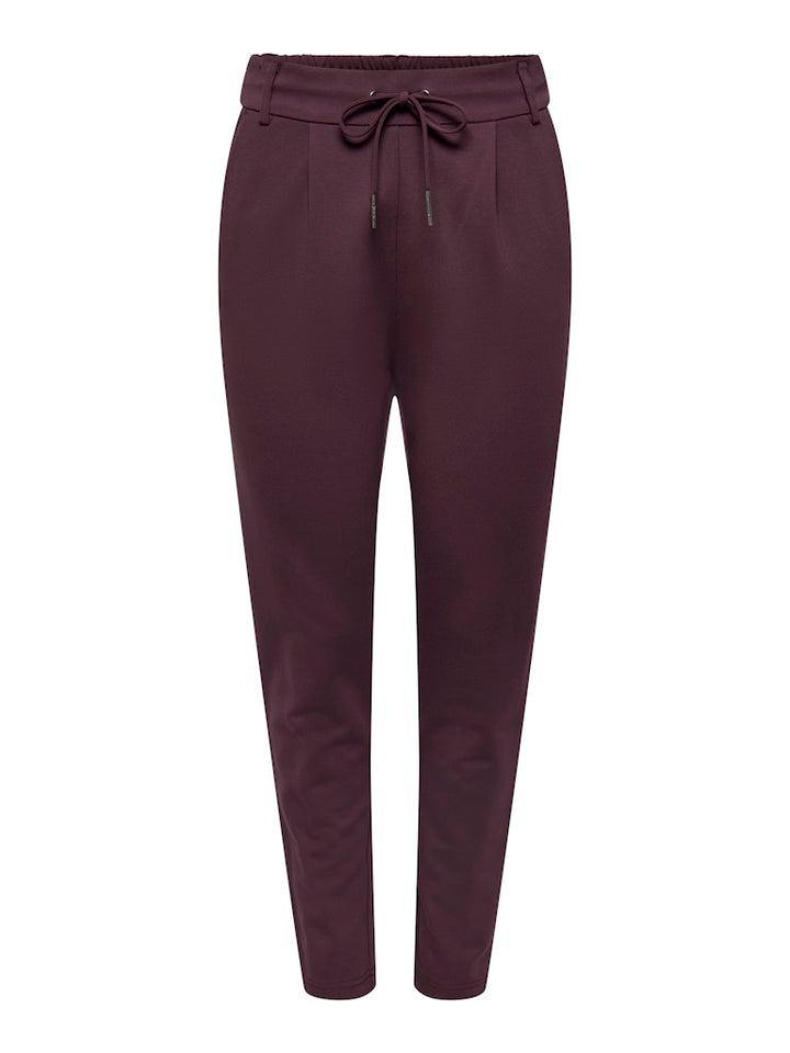 Onlpoptrash Life Easy Col Pant Pnt Noos - Bordeaux