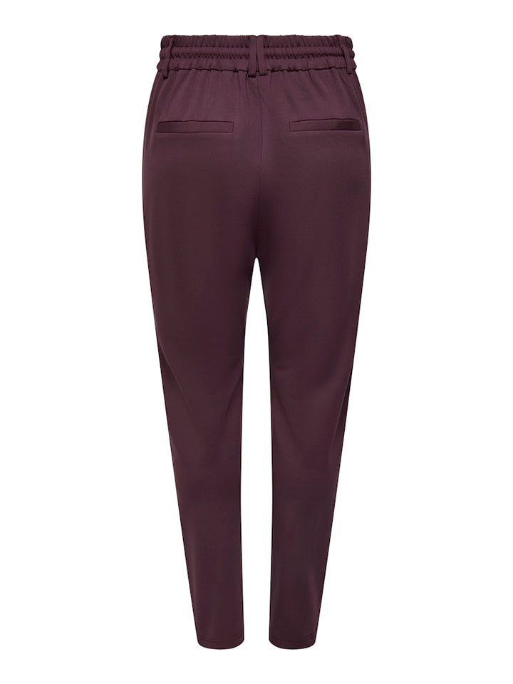 Onlpoptrash Life Easy Col Pant Pnt Noos - Bordeaux