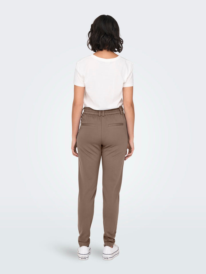 Onlpoptrash Life Easy Col Pant Pnt - Taupe