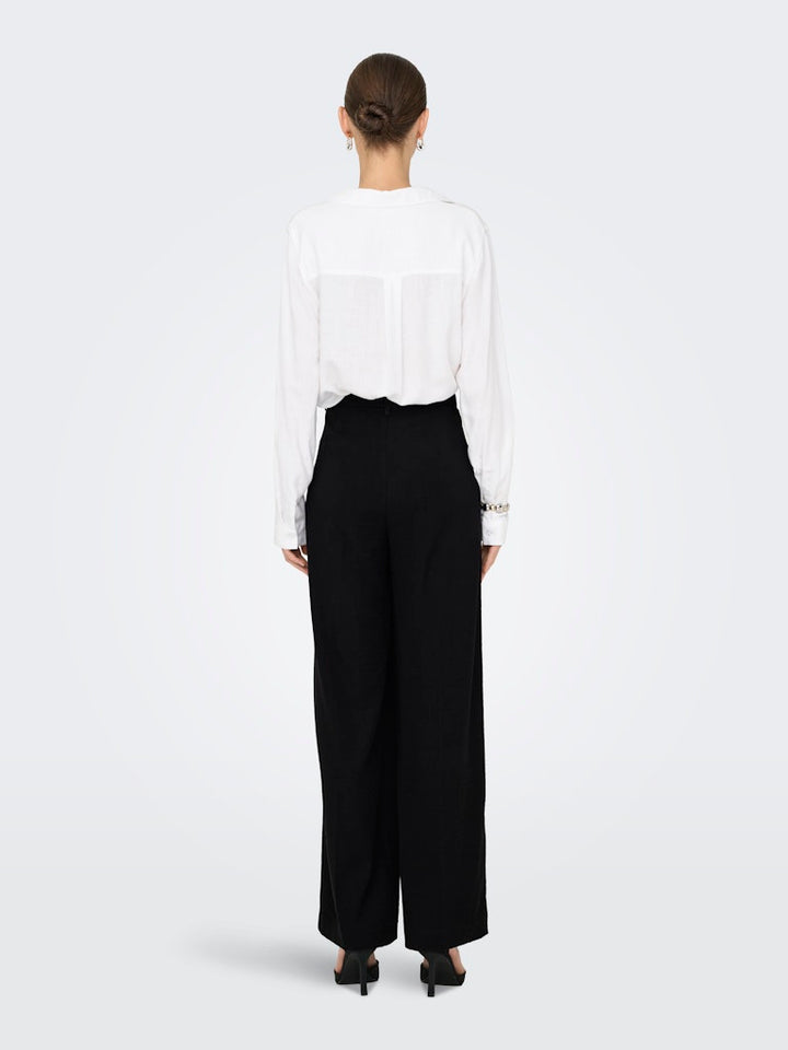 Jdyriver Hw Wide Pant Lr - Zwart