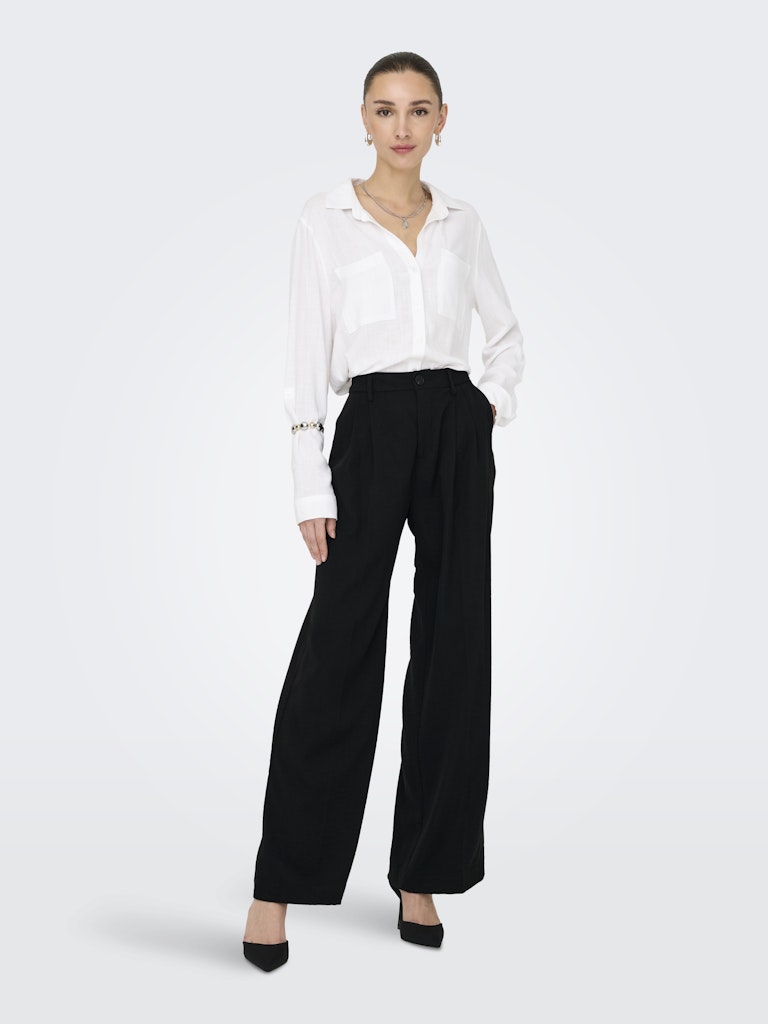 Jdyriver Hw Wide Pant Lr - Zwart