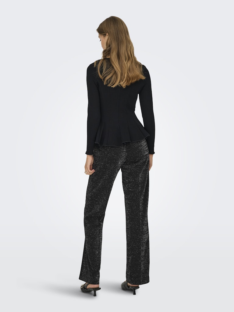 Onlpoptrash-suki Alya Life Glitter Pnt - Zwart